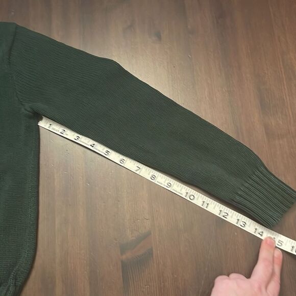 Polo Ralph Lauren Vintage Y2K Green Knit Sweater Youth Small S(8/10) Logo - Picture 9 of 9